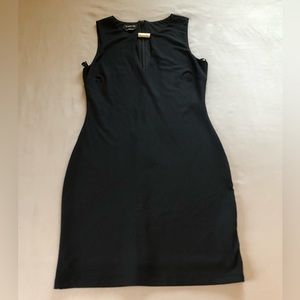 Bebe Keyhole Body-Con Black Dress Size Small Petite